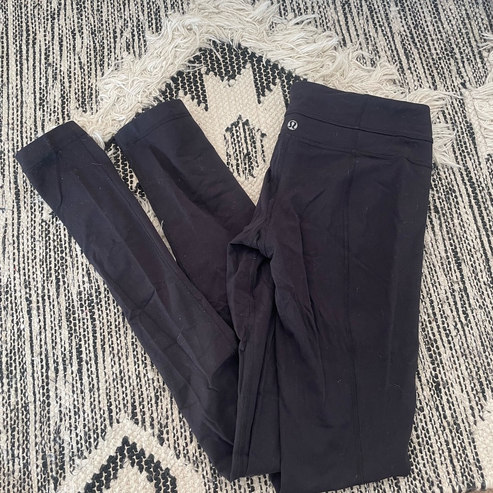 Mid rise straight leg lulu lemon leggings